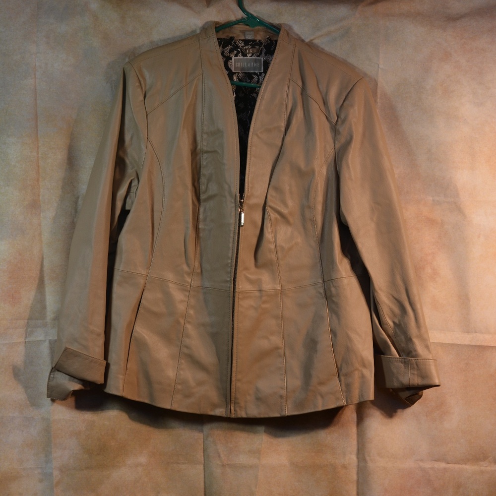 Leather Jacket Sz 1X by Guillaume